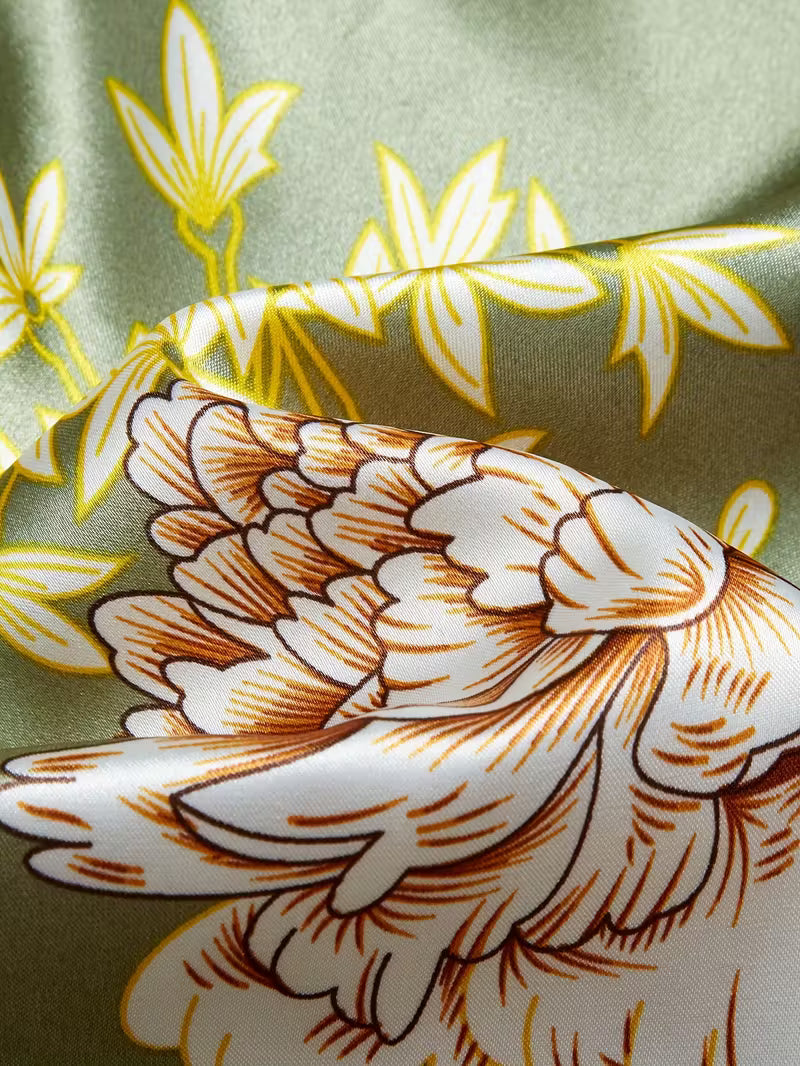 2-Piece Satin Set – Summer Green – Voyage Ease